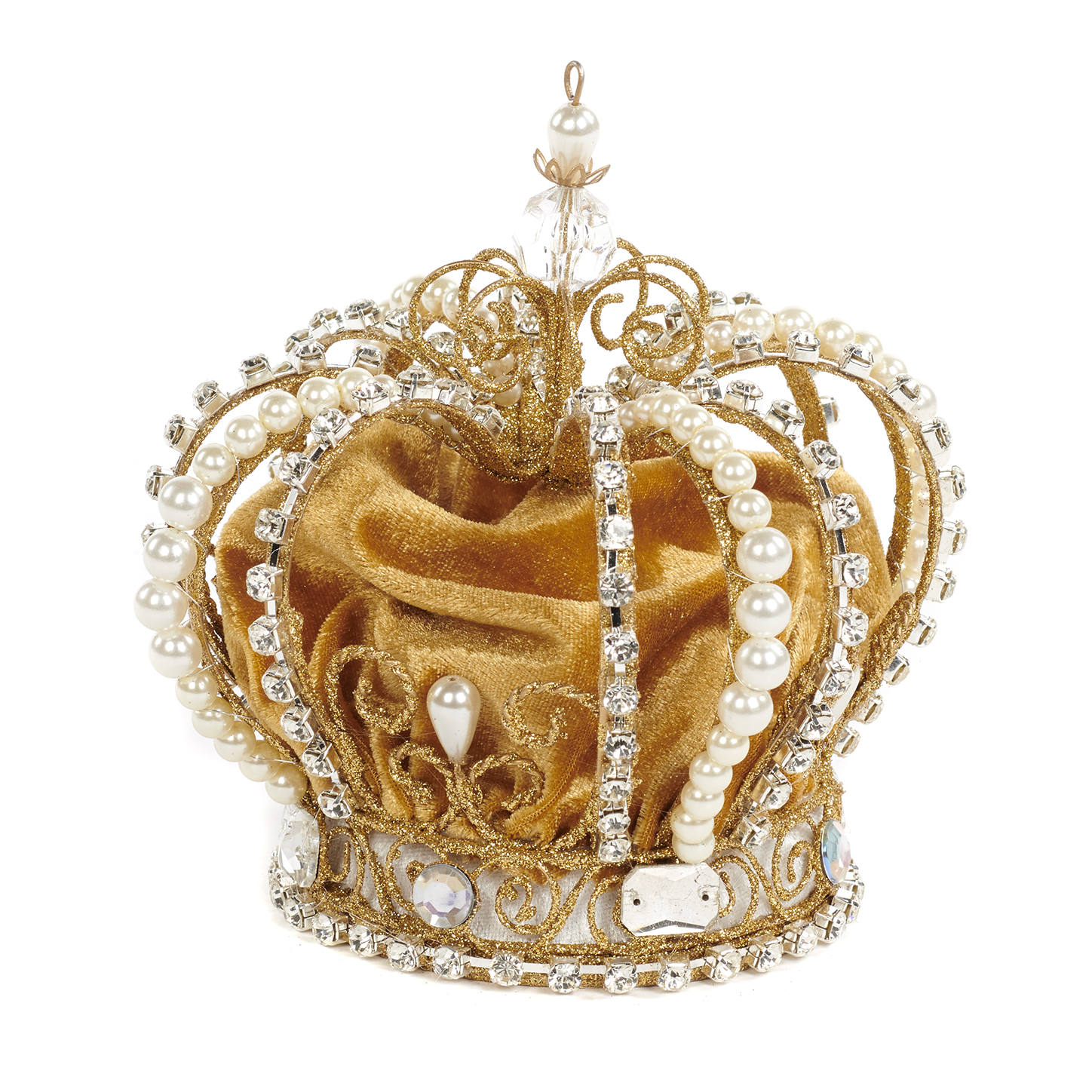 Decoro corona oro - h. 16.5 cm - collezione mark roberts- goodwill